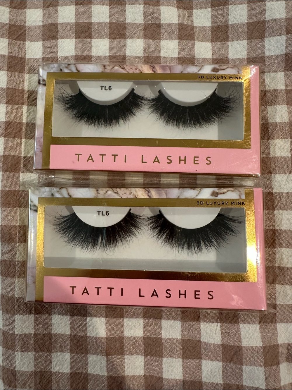 TL6 Dramatic Black 3D Mink False Eyelashes